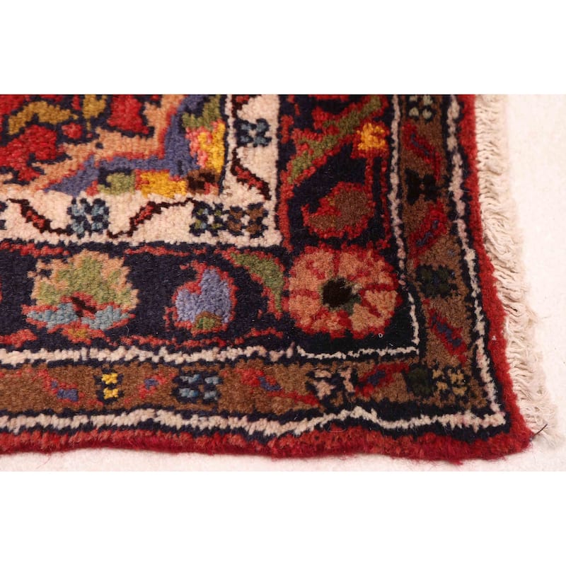 ECARPETGALLERY Hand-knotted Andelz Dark Red Wool Rug - 2'8 x 8'8