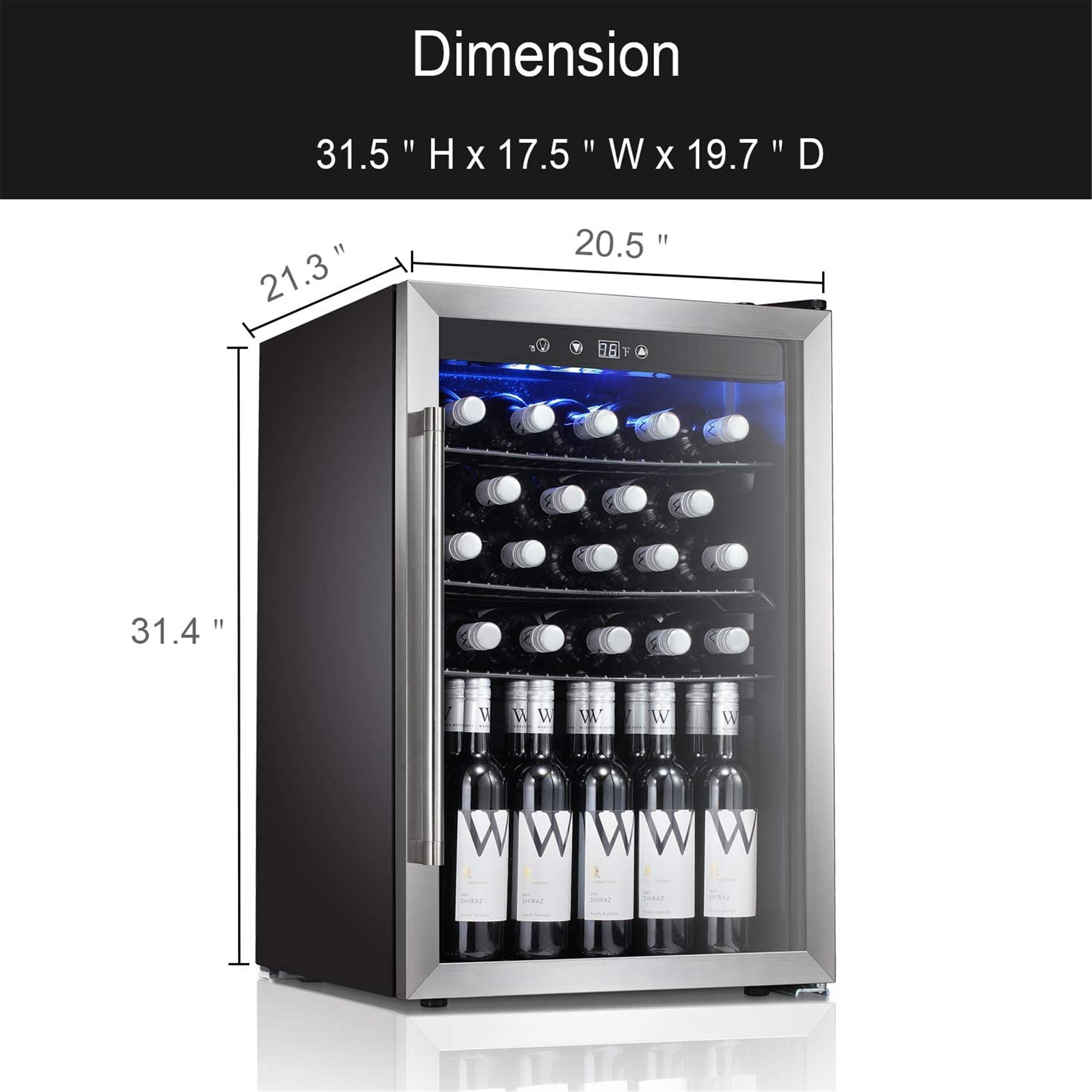 Roll over image to zoom in Antarctic Star 36 Bottle Wine Cooler Cabinet Beverage Refigerator