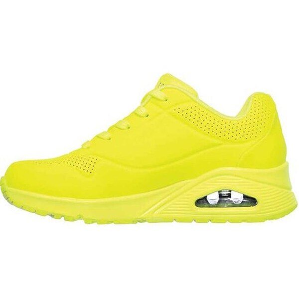 neon yellow skechers