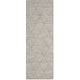 preview thumbnail 34 of 50, Nourison Wool Haven Indoor only Diamond Wool Area Rug 2' x 6' - Grey - Runner
