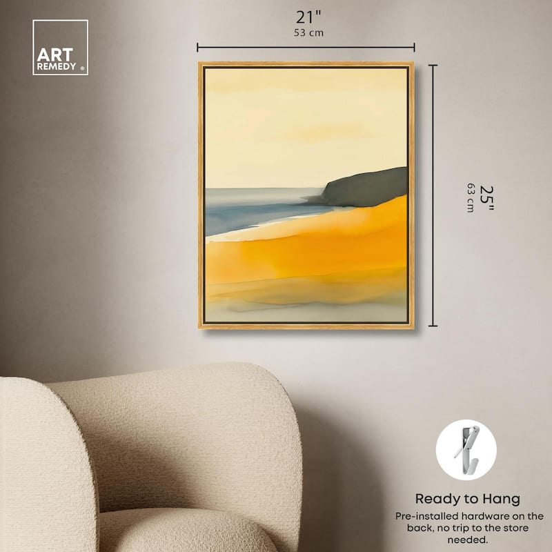 Glistening Beach Dreams II Canvas by Art Remedy