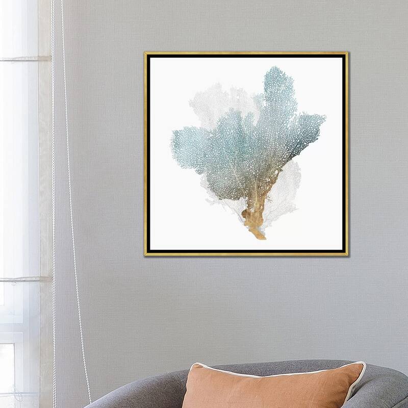 iCanvas "Delicate Coral III " by Isabelle Z Framed Canvas Print