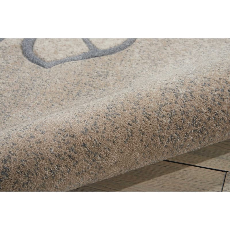 Nourison Maxell Modern Botanical Leaf Area Rug