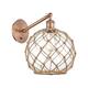 Option Clear Glass with Brown Rope / Antique Copper