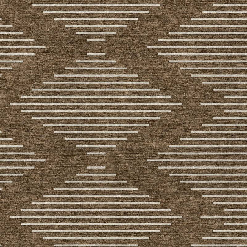 HomeRoots Geometric Transitional Rectangle Outdoor Rug
