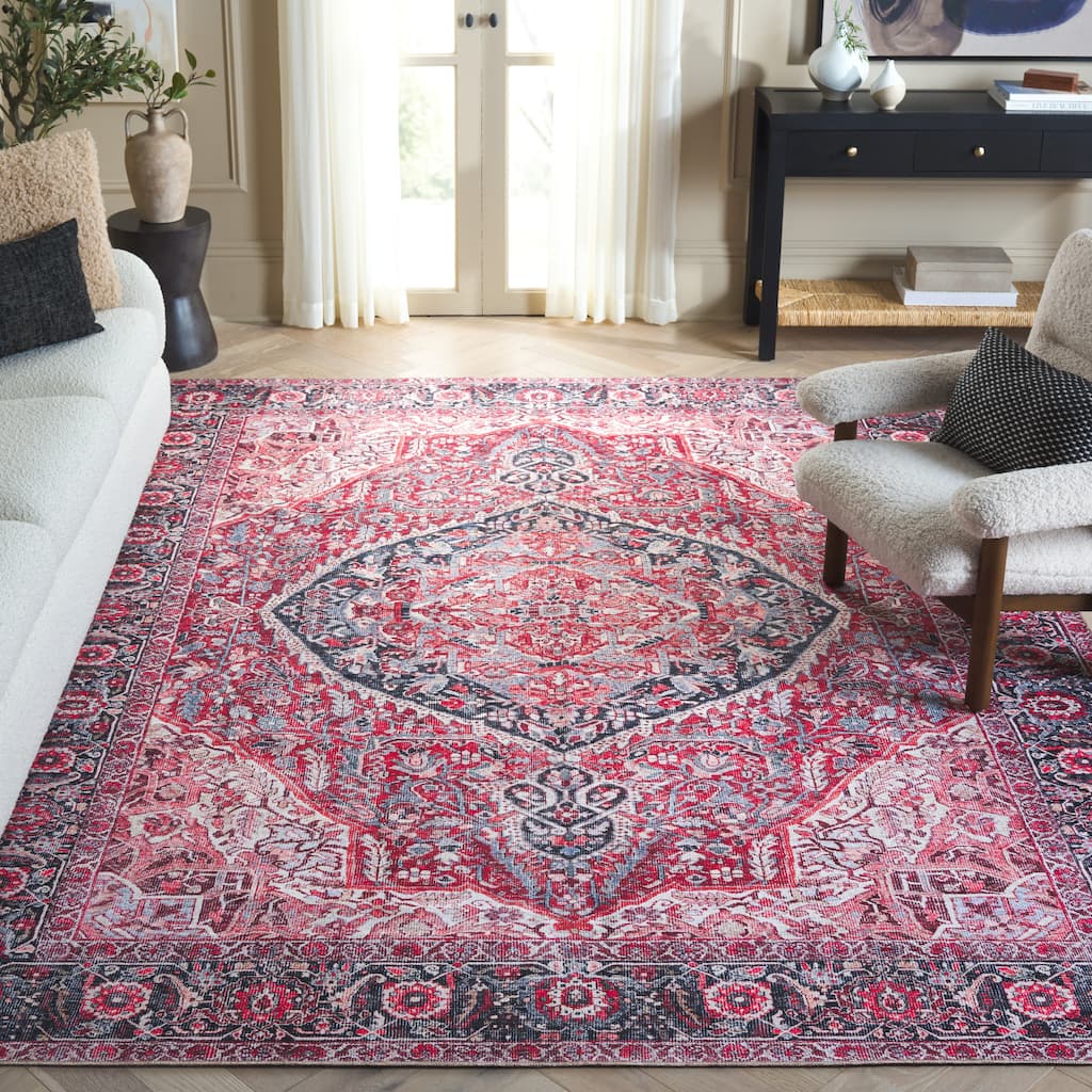 SAFAVIEH Vintage Bozhdana Serapi Machine Washable Slip Resistant Rug