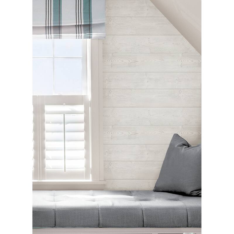Scott Living Urban Shiplap Self Adhesive Wallpaper