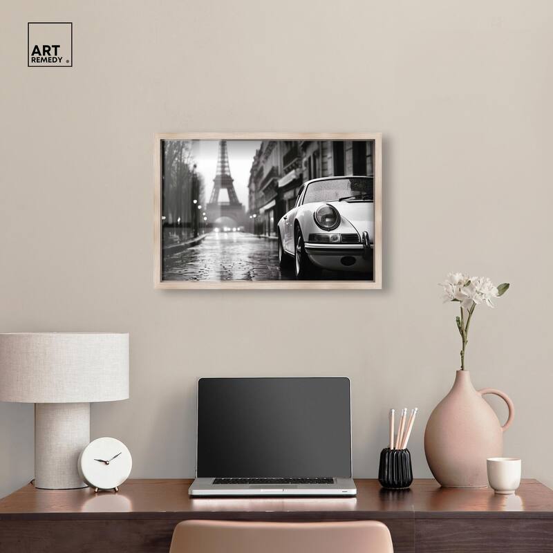 Rainy Day Paris Shadowbox by Art Remedy