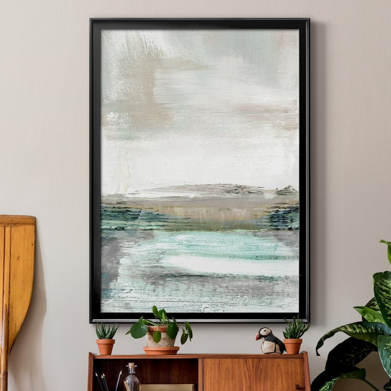 Summer Teal I Premium Framed Print - Ready to Hang