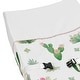 preview thumbnail 4 of 4, Sweet Jojo Designs Pink and Green Boho Watercolor Cactus Floral Collection Changing Pad Cover