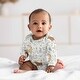 preview thumbnail 2 of 4, Sweet Jojo Designs Woodland Animal Toile Boy Girl Gender Neutral 0-6M Baby Clothes Bodysuits 2 Pack Set Blue Green Forest Animal