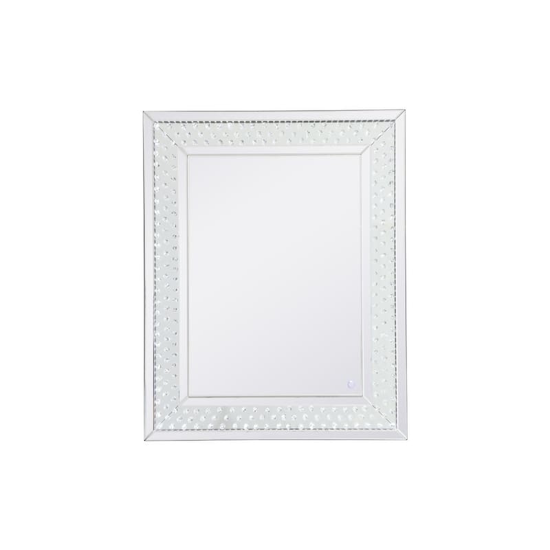 River LED Crystal Mirror - Clear
