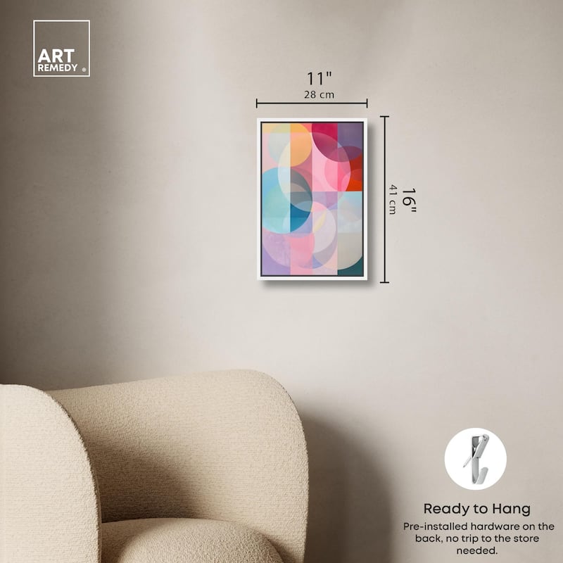 Oneiric Circles IV Canvas by Art Remedy