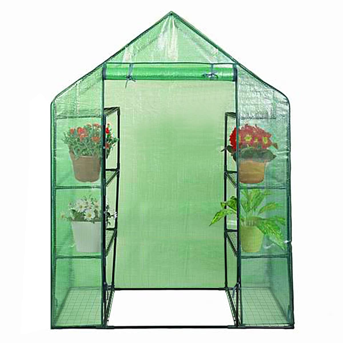 OUTDOOR GARDEN 5 TIER GREENHOUSE REPLACEMENT COVER GROW PLANTS PROTECTION NEW 