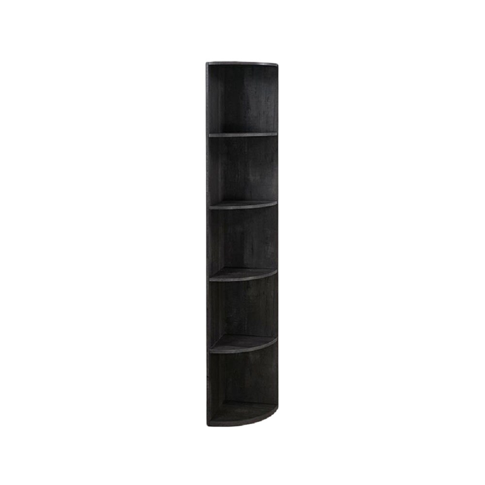 Fc Design 5 Tier Corner Bookcase Wooden Display Shelf Storage Rack