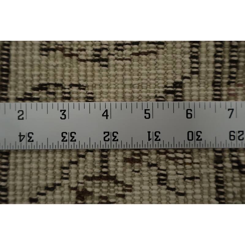 Hand Knotted Oriental 100% Wool Carpet Transitional Medallion Brown Anatolian Area Rug - 8' 8'' X 5' 10''