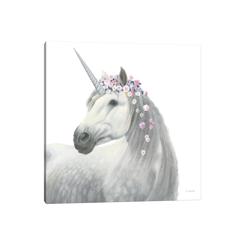 iCanvas "Enchanted Spirit Unicorn II" by James Wiens Canvas Print