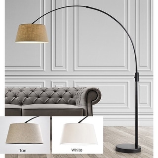 Orbita 82-In Retractable Arch Dimmable Floor Lamp include with15W LED Bulb