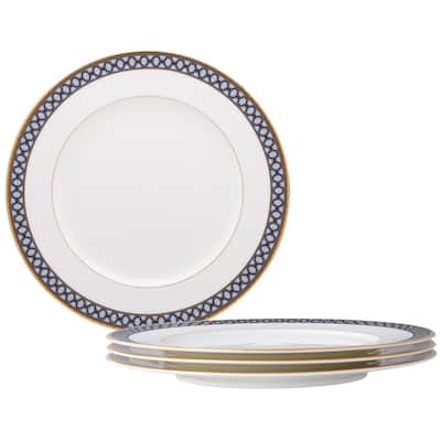 Noritake Blueshire Set Of 4 Dinner Plates, 10-3/4"