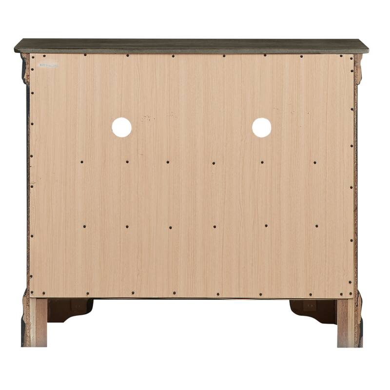 4-Drawer Wooden TV Media Chest - 42" - Gray