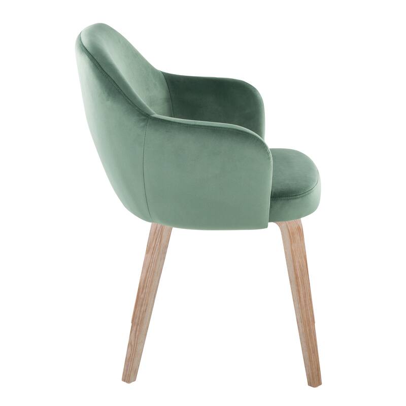 Porch & Den Beckett Dining Chair with Bent Wood Legs (Set of 2)