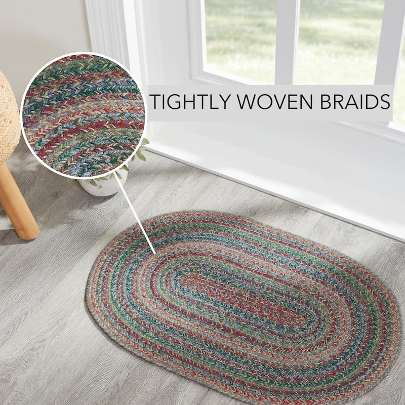 Multi Jute Rug Oval w/ Pad 20x30