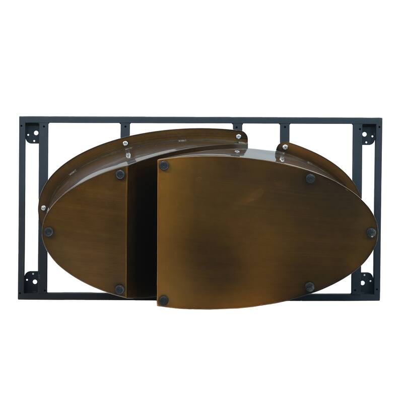 71" & 63" Modern Kitchen Table Marble Sintered Stone Table Top with Metal Gold Finish Legs
