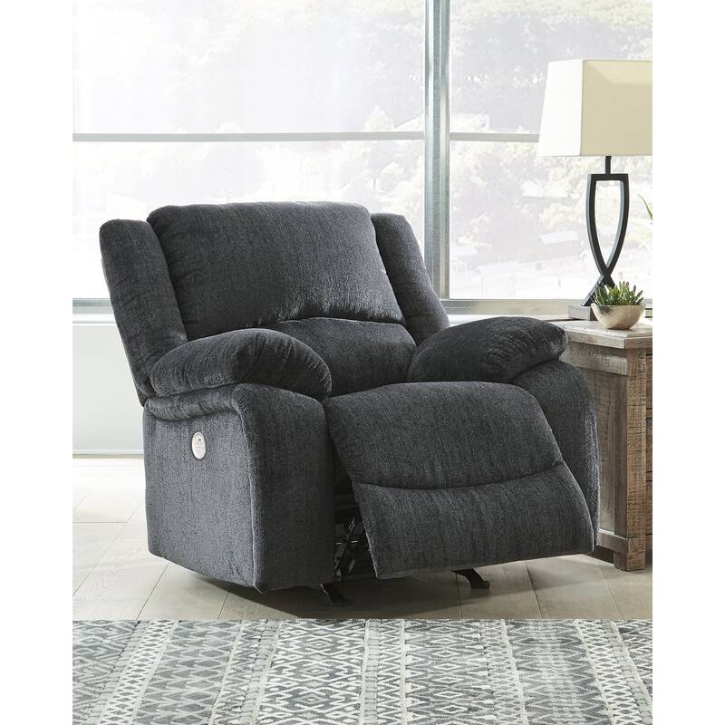 Draycoll Power Rocker Recliner, Gray
