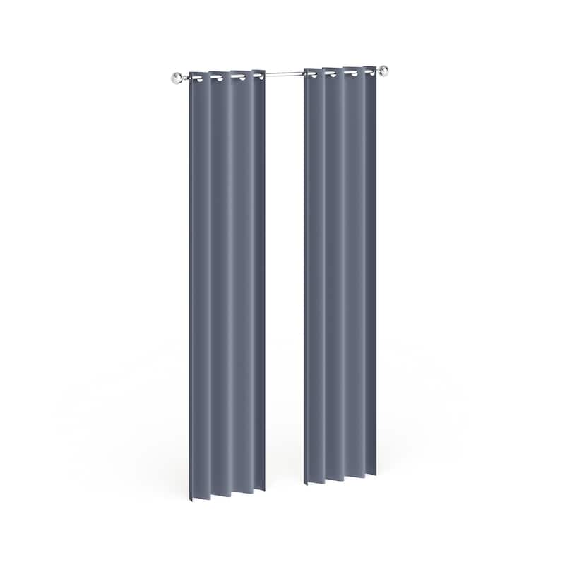 Strick & Bolton Krupa Grommet Linen Curtain Panel