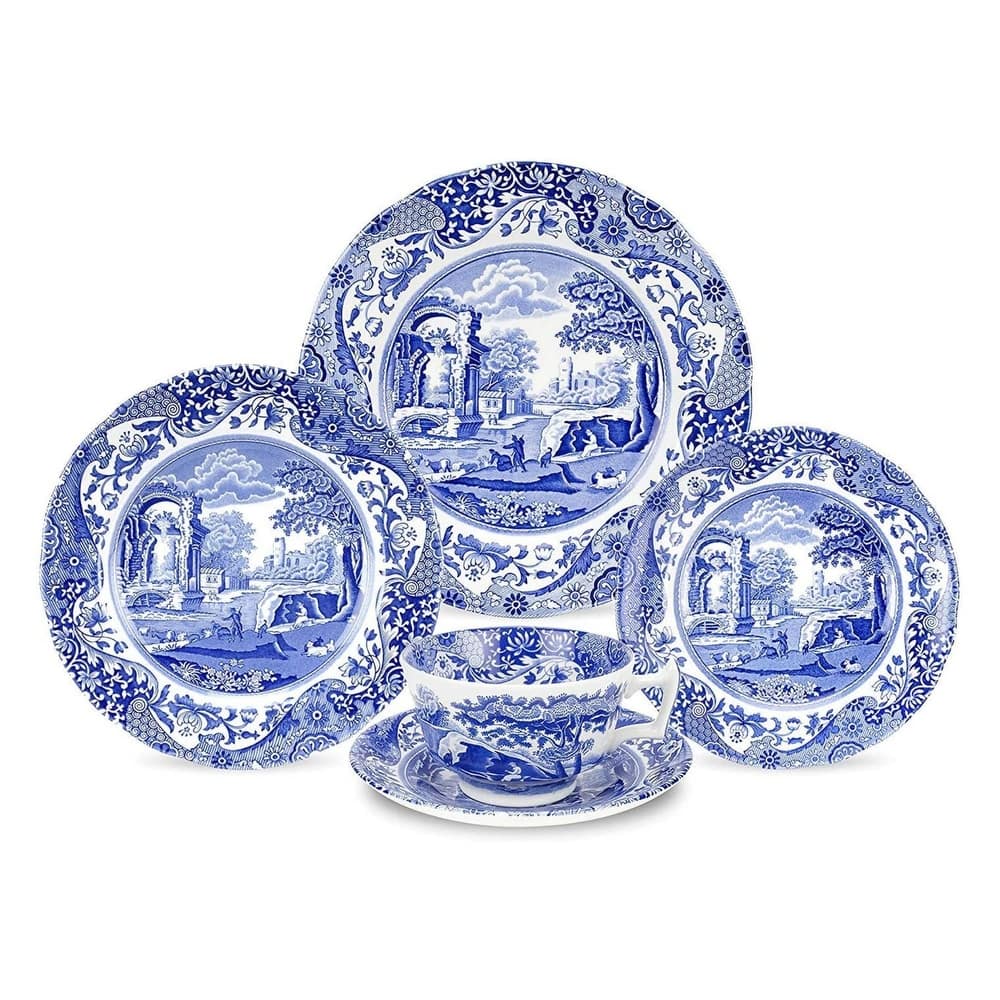 Spode Blue Italian 5 piece Place Setting