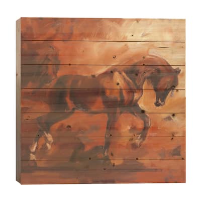 Arab I Print On Wood by Zil Hoque - Multi-Color