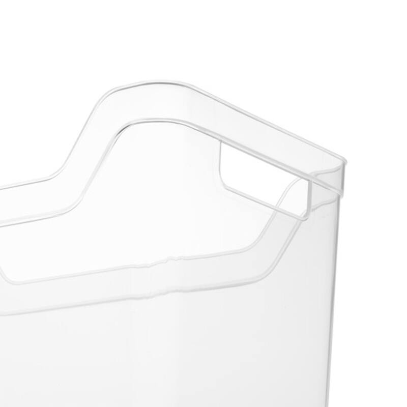 Sterilite Medium Shelf Home Storage Organizing Plastic Container, 6 Pack, Clear - 0.93