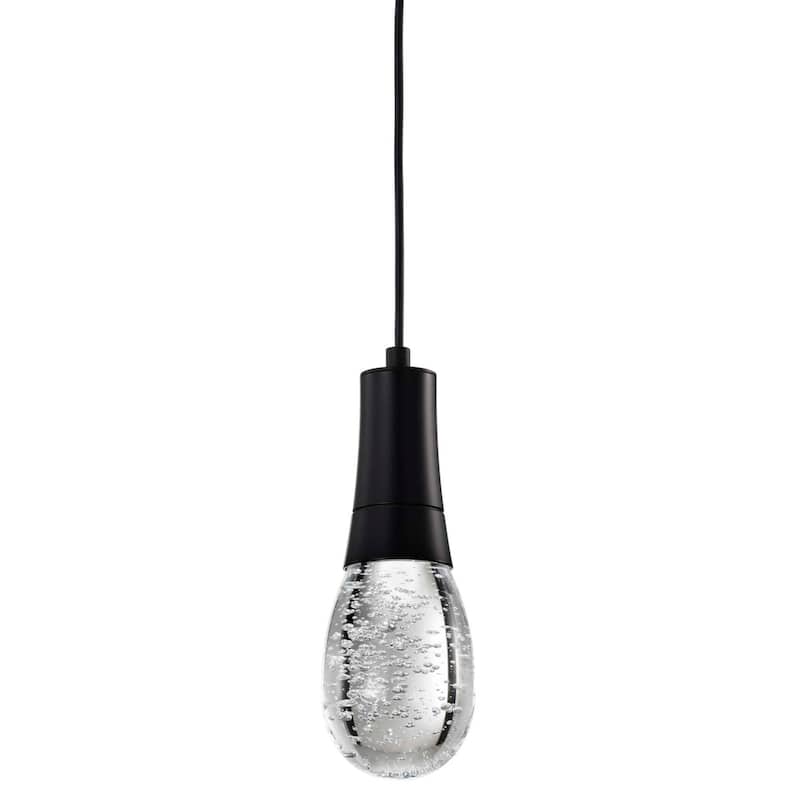 Nuvo Lighting 62/6002 Lacey 4" Wide Smart Mini Pendant - Matte Black