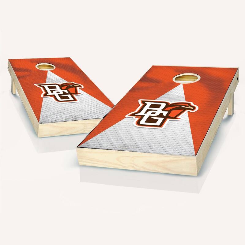 Bowling Green Falcons Jersey Outdoor Cornhole Board Set - Include Hole Lights