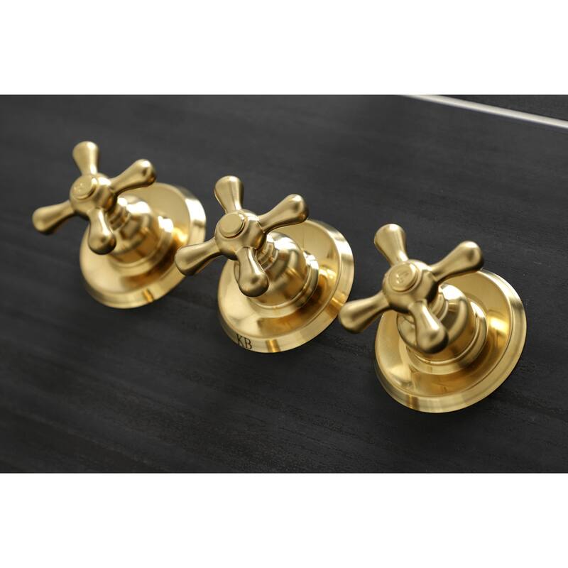 Victorian Three-Handle Tub and Shower Faucet