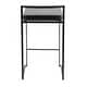 preview thumbnail 8 of 72, Porch & Den Forrest Contemporary Black Stackable Fully Welded Counter Stool (Set of 2)