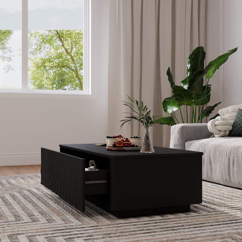 Rectangle Coffee Table Center Table with Drawer, Side Table End Table Tea Table Sofa Table for Living Room