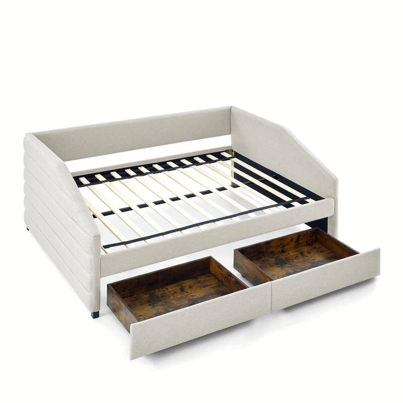 Tufted Daybed with Drawers