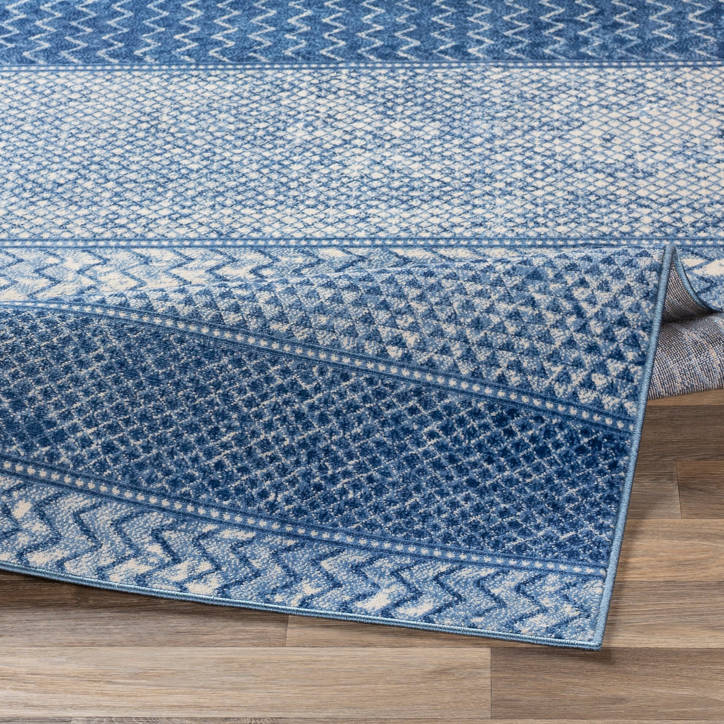 Shop Lovato Bohemian Block Print Area Rug On Sale Overstock