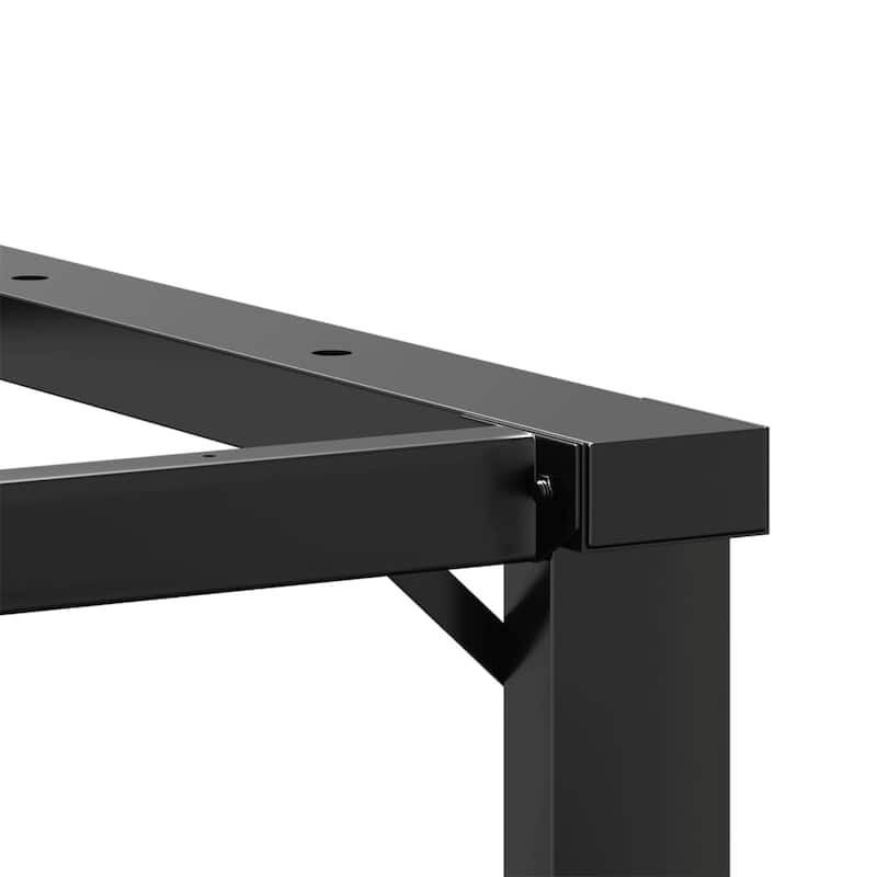 vidaXL Coffee Table Legs O-Frame 23.6"x15.7"x15" Steel - 23.6" x 15.7" x 15"