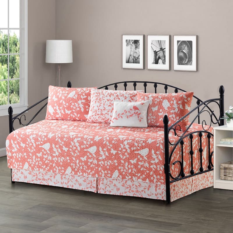 Serenta 6 Piece Cotton Blend Daybed Bedspread Coverlet Set - 75" x 39"