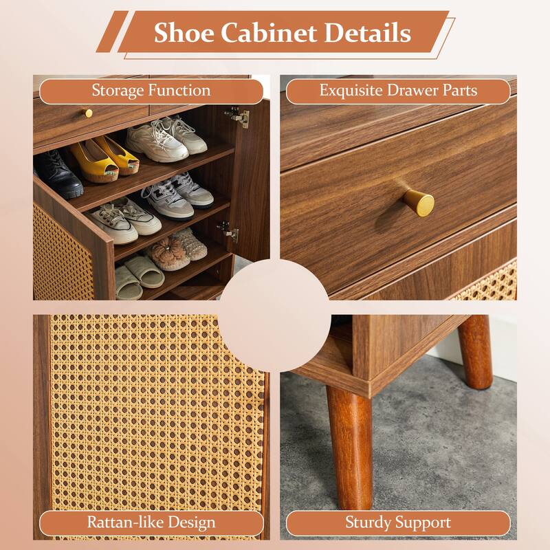 Versatile Minimalist Shoe Cabinet for Various Home Styles with Ample Storage