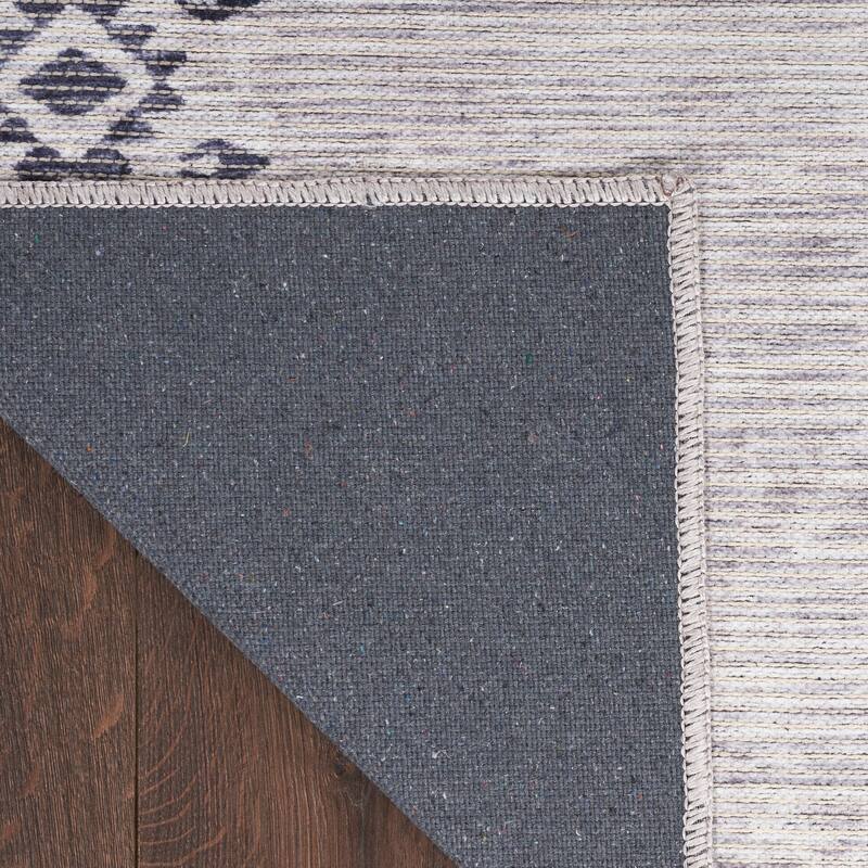 New Concept Washables Machine Washable Series 1 Indoor only Geometric Area Rug