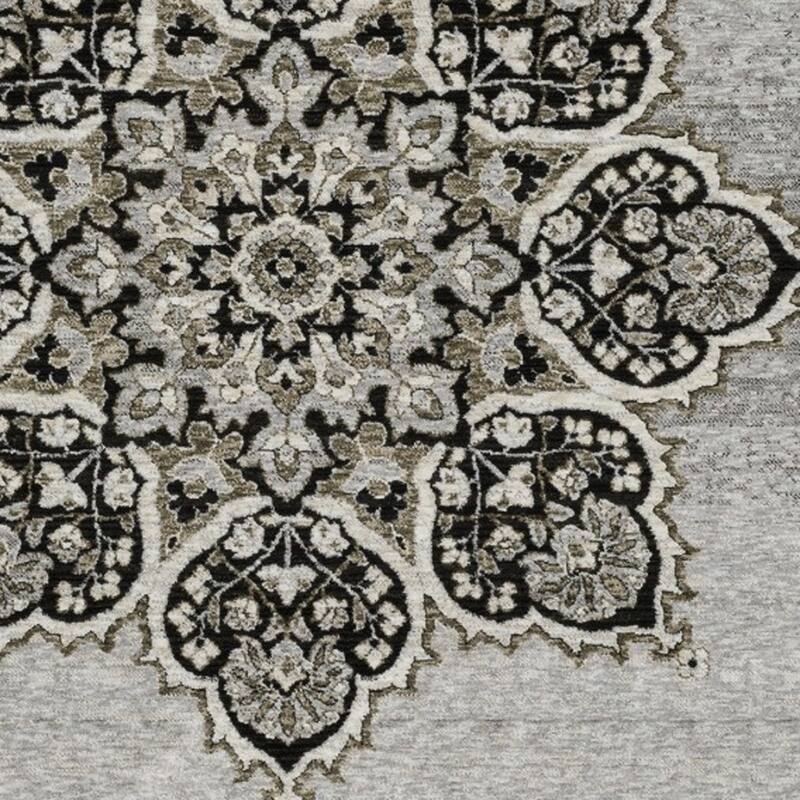 HomeRootsMedallion Bohemian Rectangle Area Rug