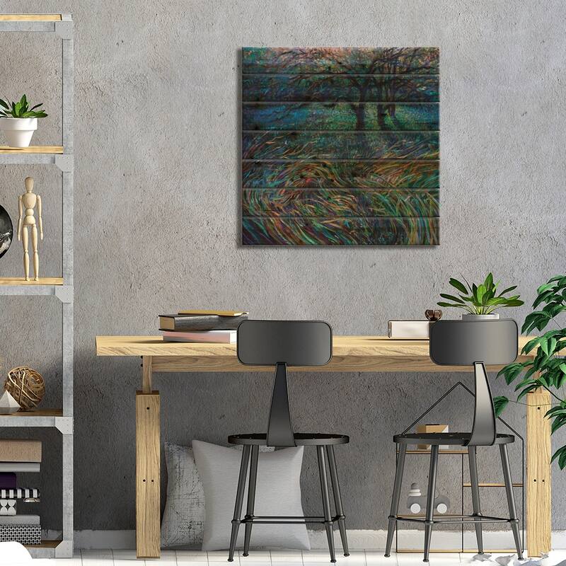 Abiquiu Print On Wood by Iris Scott - Multi-Color