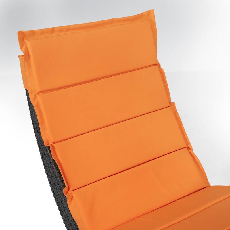 Sion Contemporary Wicker Curved Outdoor Lounger by M&L Co.