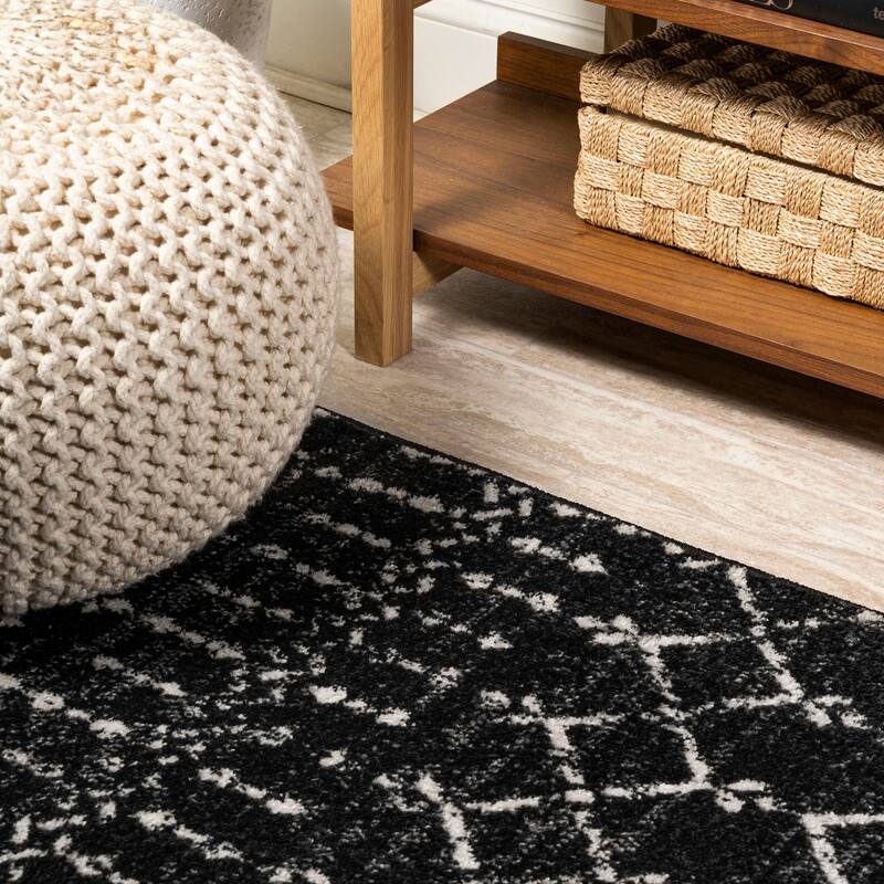 JONATHAN Y Modern HYPE Boho Vintage Diamond Area Rug