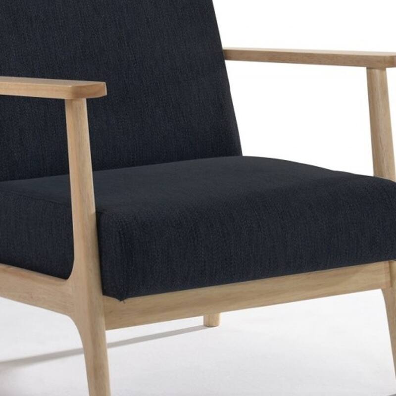 31 Inch Upholstered Armchair with Solid Wood Frame - 27.2” x 29.9” x 28.3”