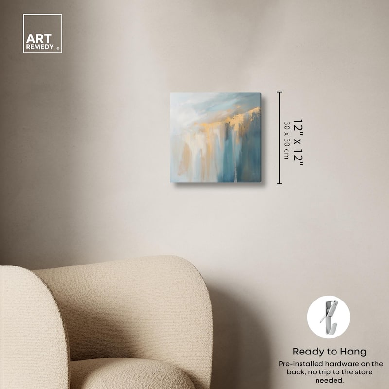Golden Tears I Canvas by Art Remedy, Gallery Wrapped