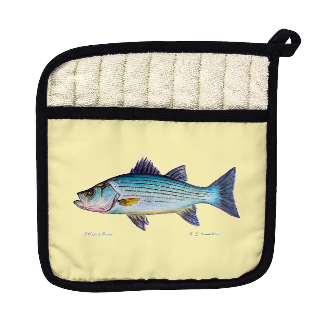 Multi Fish D Pot Holder - 9x9